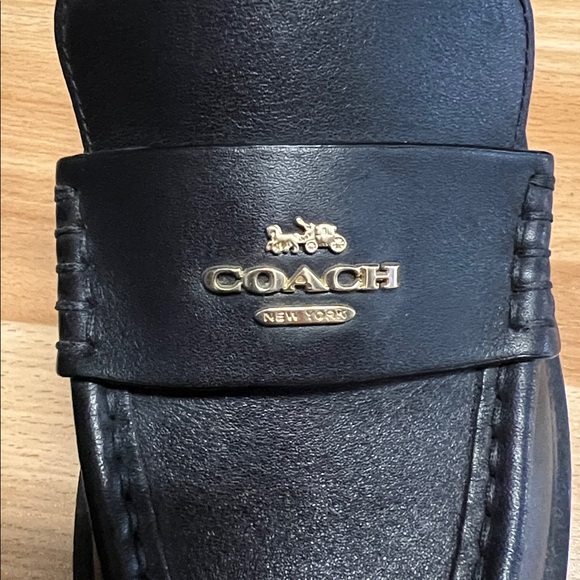 Coach Women's Leather platform Leather Slip-On Loafers 6.5 - Picture 11 of 11